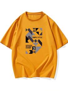 Men T-Shirts - Orange - View 1