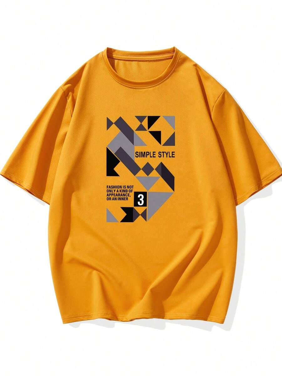 Men T-Shirts - Orange - View 1