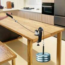 YUNRUX Arm Wrestling Training Equipment, Arm Wrestling Training Table With Cable Pulley, Table-Top Device For Wrist Training - A - View 9