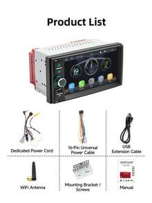7 Inch Car MP5 Player Smart Bluetooth Interconnected Car Head Unit With Reverse Camera - MP5 Player - View 13