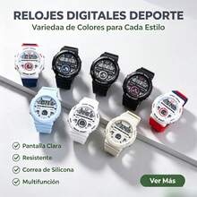 Couple Digital Watches - Black and White - View 4