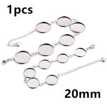 1 Piece 12-20mm Inner Size Crafts Stainless Steel Bangle Bracelet Cabochons Blank Base Tray Setting DIY Jewelry Making Accessories - Bracelet Display Stand - View 28