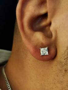 Set Anting Jepit Magnetik Minimalis 2 Pasang dari Stainless Steel 304, Cocok untuk Pemakaian Sehari-hari, Unisex, Dapat Diberikan Sebagai Hadiah, Tidak Perlu Tindik Telinga - 2 pasang set penjepit telinga - View 5