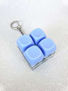 1pc 2-Key & 4-Key Analog Mechanical Keyboard Keychain, Colorful Mechanical Keyboard Pendant Keychain, Pressable Keychain, Small Accessory, Bag Charm, Car Keychain, Key Strap, Keychain Accessory, Key Ring, Couple Keychain, Birthday Gift, Friend Gift, Holiday Gift, Event Souvenir, Party Favor - Multicolor - View 14