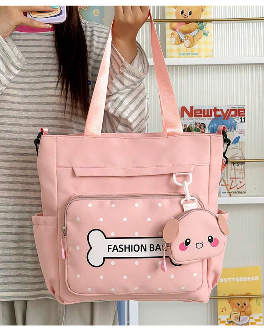 Shoulder Bags - Pink - View 1