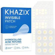 372片 KHAZIX 水膠體皮膚斑點遮蓋貼片，隱形超薄日常防護貼，2種尺寸溫和皮膚屏障貼片，適用臉部斑點護理，阻隔外部髒污與刺激物 - 圓形 - 查看 1