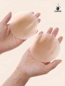 Reusable Ultra‑Thin Silicone Nipple Covers, Self‑Adhesive Seamless Breast Petals For Wedding Dresses, Swimwear - Multicolor - View 4