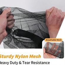 Mesh Ball Bag, Heavy Duty 40"X30" Hold 10-12 Soccer Basketball - No Pocket - View 4