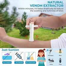 Suction Tool, Toxin Remover - Insect Bites And Bee/Wasp Stings, Natural Insect Bite Relief, No Chemical Ingredients Single Pack - Multicolor - View 5