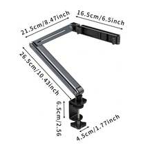 Bazargame Adjustable Tablet Stand Computer, Tablet, Phone Stand, Bedside Stand, Suspension Stand Aluminum Alloy Rack - View 3