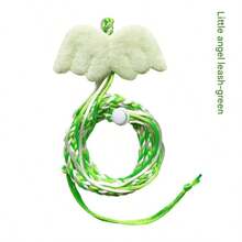 1PC Cute Angel Wing Small Pet Traction Rope Set Adjustable Escape Proof Harness Leash Lightweight Outdoor Walking Training Strap For Hamster Guinea Pig Chinchilla Squirrel Small Animal Travel Photo Prop Supplies - Multicolor - View 4