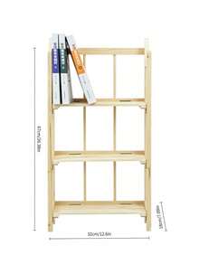 Cedar Bookshelf With Multiple Size Options. Compact And Space‑Saving, It Provides Layered Storage For Books And Sundries. Sturdy And Durable, Suitable For Both Desks And Countertops. - Multiple Specifications - View 12