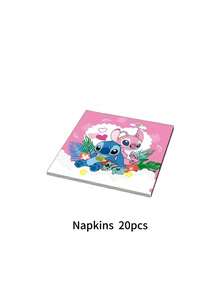 51pcs Anime Theme Party Set, Back To School Decoration, Suitable For 10 People, Disposable Birthday Party Tableware Including Plates, Cups And Napkins. Holiday Decoration Supplies, Suitable For Camping, Picnic, Backyard BBQ, Room Decoration And Party Decoration, Also Ideal Decoration For Halloween, Christmas And Party, And A Great Surprise Gift For Fans. - Multicolor - View 6