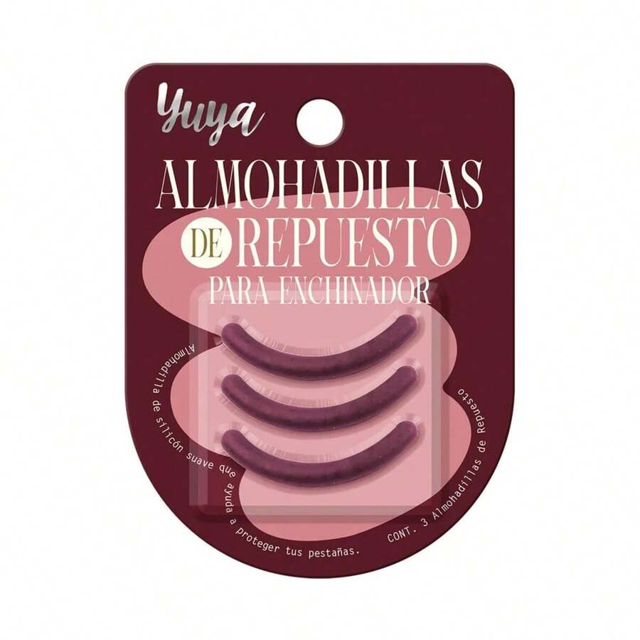Yuya Replacement Pads For Burgundy Curler - Burgundy - View 1