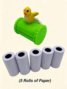 1 Set Cage-Mounted Paper Towel Box Foraging Toy, Bird Chewing Toy, Cartoon Bird Decor Chewing Cage Accessory, Suitable For Lovebirds, Cockatiels And Parakeets, Enrich Play And Relieve Boredom - A+B - View 13
