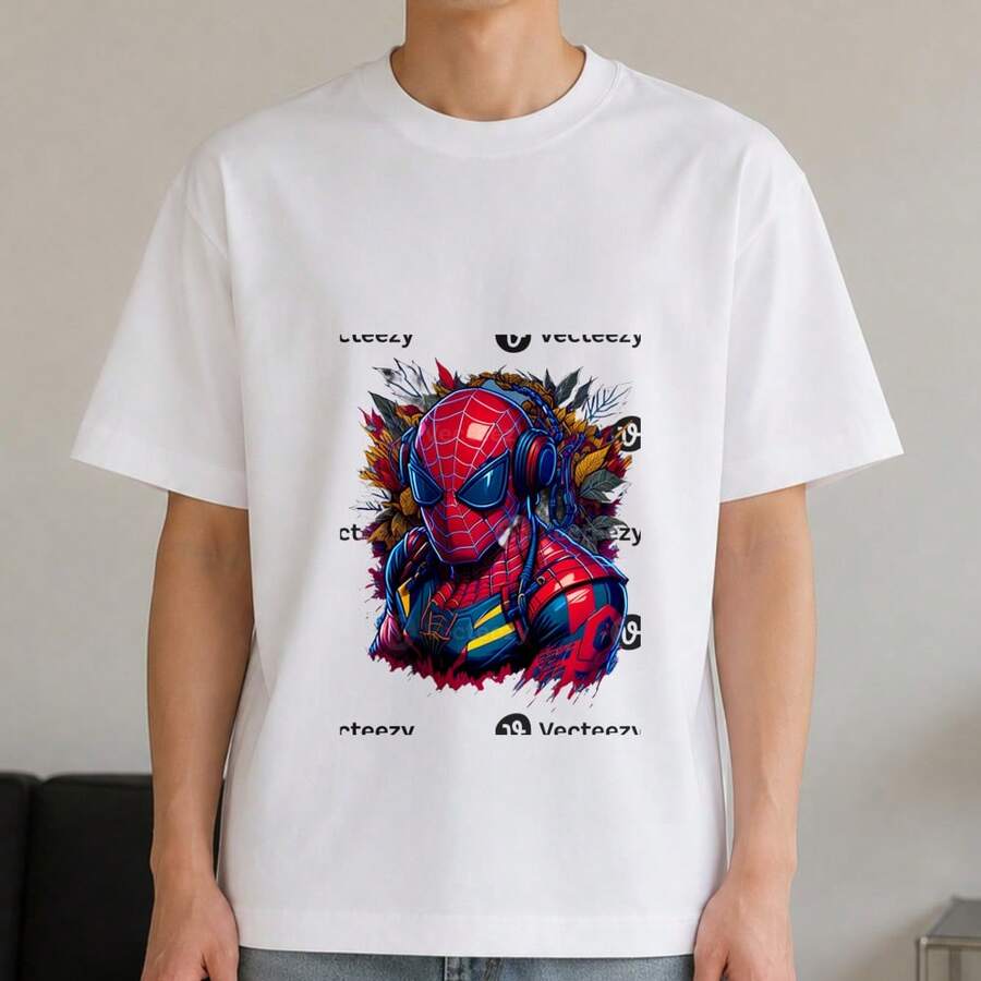 Men T-Shirts - 白色 - 查看 1