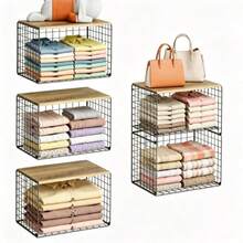 5/1pc Multi-Functional Anti-Slip Metal Round Hook, Suitable For Hats, Underwear, Ties, Scarves And Belts, Can Be Used As Storage Rack For Home, Dorm, Hotel, Bathroom, Bedroom And Closet - Multicolor - View 1