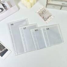 A6/A7/A8 Size 10/20/30/40pcs Transparent Loose-Leaf Refill, Pocket-Style Loose-Leaf Card Page Storage Album Transparent PP Inner Pages, Photo Storage Album, Scrapbook Enthusiasts, Students, Study Room, Classroom, Studio, Back To School Season,Card Holder - Transparent - View 5