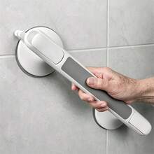 Elderly Home Safety Grab Bar, No Drilling, Non-Slip Suction Cup Design, Reusable, Suitable For Tile, Glass And Hard Plastic Surfaces, Suitable For Bathroom, Toilet, Living Room, Kitchen - Multicolor - View 6