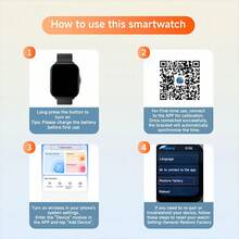 Children's Smart Watch 1.83-Inch Full Touch Screen | Wireless Call And Dial | Multiple Watch Faces | Message Notifications | Perfect Birthday Gift, Suitable For Boys And Girls - Multicolor - View 12