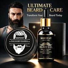 MOPOYAT Beard & Mustache Care - Beard Cream + Beard Oil - View 10