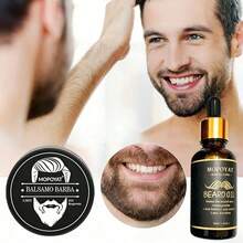 MOPOYAT Beard & Mustache Care - Beard Cream + Beard Oil - View 3