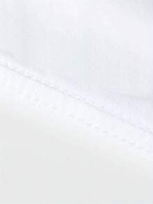 High-Quality Print Short-Sleeve Shirt In A Loose Fit, Made Of Finely Combed Pure Cotton, Designed For Spring And Summer In American . - 白色 - 查看 5