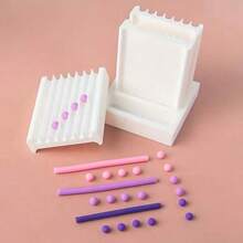 Soft Clay Shaping Tools, Can Make Spherical And Strip Clay, Jewelry Making Kit, DIY Earrings, Earrings, Hair Clips, Jewelry Set, Soft Clay Mold Tools, Round And Long Strip, Multiple Sizes, Soft Clay, Ceramic - Multicolor - View 3