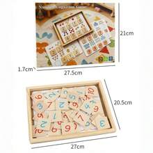 Children's Math Enlightenment Home Teaching Tool, 1-10 Number Matching Early Education Toy, 49-Piece Number Matching Toy Set, Suitable For Preschool Boys And Girls Aged 3 And Above, Christmas Gift - Multicolor - View 2