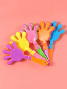 10/5/1pc Creative Mini Hand Clapping Toy, Shake To Make Sound, Suitable For Room Decoration, Holiday Decoration, Birthday Party Gift, Party Favor, Halloween Home Decor, Christmas Party, Christmas Gift, New Year Gift, Random Color - Multiple Styles - View 5