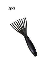 1pc Dual-Function Detangling Comb, Wet & Dry Use - Soft Massage Design, ABS Plastic Handle, Suitable For All Hair Types, Reduces Tangling And Frizz, Improves Scalp Health, Perfect As A Small Gift, Home Essential, Daily Use, Convenient For Travel, Hollow Comb, Attractive Hair Comb, Fluffy Massage Tooth Large Arc Comb, Halloween Gift, Christmas Gift - A - View 14