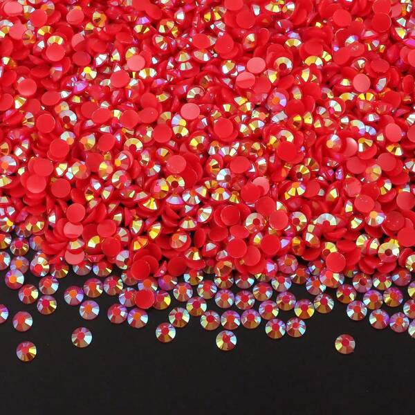 1000pcs Resin DIY Jelly Rhinestones Flat Back Small Round Rhinestones Mini Decorative Accessories For Phone Case, Cup, Shoes, Boots, Clothing, Handmade DIY Idol Fan