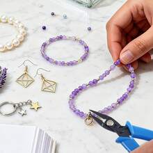 QIAO Open Ring Pliers, Jewelry Making Tool For Opening Open Rings And Connecting Rings; Jewelry Pliers Specifically Designed For Bracelets; Beading DIY Handmade - Multicolor - View 2