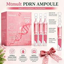 99% Salmon DNA PDRN Anti-Aging Ampoule Serum | 30pcs*0.05fl.Oz With Collagen & Hyaluronic Acid | Firming Moisturizing Korean Skincare - 30 件 - 查看 3
