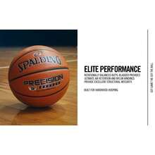 Spalding Precision TF-1000 Official Game Ball, Indoor Basketball - Orange - View 8