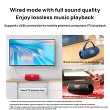 JBL Loa Bluetooth di động CHARGE6, thời lượng pin siêu dài, loa độ trung thực cao, chống nước và chống bụi IP68, chip Bluetooth 5.4, kết nối đa loa, công nghệ tăng cường âm thanh AI - Xem 6