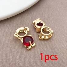 1pc Crystal Boy Girl Charms Multicolor Cubic Zirconia Family Couple Pendants For DIY Fashion Jewelry Handmade Parent Memory Necklace Bracelet - Multicolor - View 9