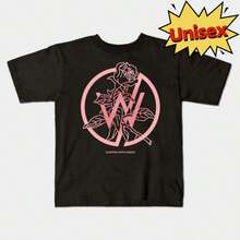 T Shirt Men Tops Women Post Hardcore Band Print Unisex - 黑色 - 查看 1