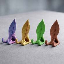 Creative Leaf-Shaped Phone Stand, Desktop Phone Support Holder, Slouchy Phone & Tablet Stand, Sturdy And Durable, Suitable For Bedroom And Living Room Desktop Placement - Leaf - View 6