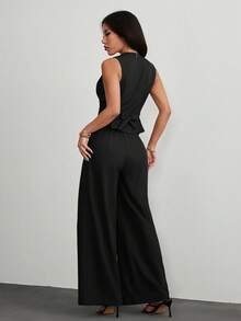 Wedding Jumpsuits & Suits - Black - View 1
