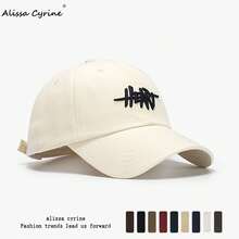 Unisex Summer Baseball Cap, Small Face Effect, INS Korean Style, Large Head Circumference, Deep Crown Baseball Cap, Versatile Sun Hat, Independent Letter 3D Embroidery - A - View 13