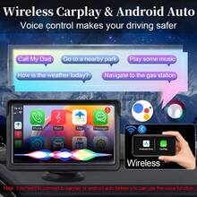 7 Inch Universal Wireless CarPlay And Android Auto Portable Display Compatible With All Car Models - A - View 2