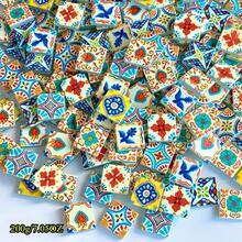 100/200g Bird & Floral Pattern Mosaic Glass Tiles, Mixed Random Assorted Glass Craft Materials For Handmade Arts, Home Decor Accents, Pendant Jewelry Making - AXYZ - View 9