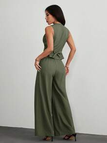 Wedding Jumpsuits & Suits - Army Green - View 1