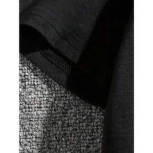 Almacenes locales,playeras de hombre,camisas para hombre,ropa de hombre,playeras de algodón para hombre,  Tadeo 180g camiseta de algodón blanco y negro,patrón de impresión religiosa - Negro - Ver 5