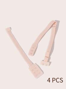 Lignisse 3 Hook Adjustable Bra Strap Extender, Universal Bra Strap Extension Clips, Comfortable Bra Band Lengthener, Invisible Underwear Accessories For Women - Multicolor - View 9