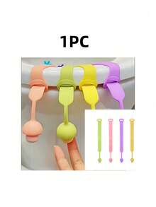 Multifunctional Bathroom Accessories Anti-Stain Toilet Seat Lifter Touchless Cleaning Handle Creative Universal Anti-Stain Toilet Seat Opener - Multicolor - View 7
