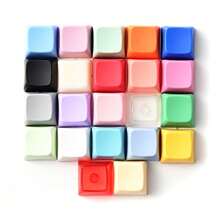 1pc Stress Relief Toy, DIY Fingertip Toy, Clicker, Button Squeeze Toy With Rainbow Base And No Keycap, Stress Relief Switch Tester Keychain Pendant Accessory, Button Toy, Stress Relief Keyboard Keychain, Effectively Relieves Stress And Has Bright Macaron Colors. The Appearance, Color And Design Are Very Attractive, Making It A Perfect Choice For Party Gifts, Presents And Gifts For Friends. - Multicolor - View 11