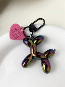 1pc Colorful Balloon Dog Keychain, Cute Backpack Key Ring, Handbag Key Chain, College Gothic Y2K Style Gift For Mother, Father, Graduation Season And Teacher - Multicolor - View 10