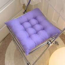 1 Đệm Ghế Màu Trơn, Tấm Lót Ghế Polyester Hiện Đại Cho Gia Đình - Cà phê nâu - Xem 15